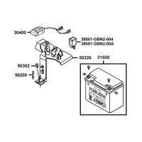 Batteri - CDI - Startrelä